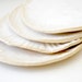 small bites Set of Dessert or Appetizer Plates snowy