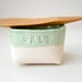 take out Ceramic Salt Cellar sea foam