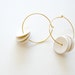 well stacked Porcelain Hoop Earrings