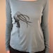 Hand Pulled Screen Print, Designed by TheSeaWould, Eco Friendly Organic T with Eco Dyes
