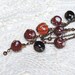 Vintage brown Necklace Earrings in Indian style