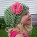 Girls Slight Slouch Hat PDF Crochet Pattern - 3 Sizes - 6-12 M - 1-3 Years - 4-8 Years Slouchy Beanie