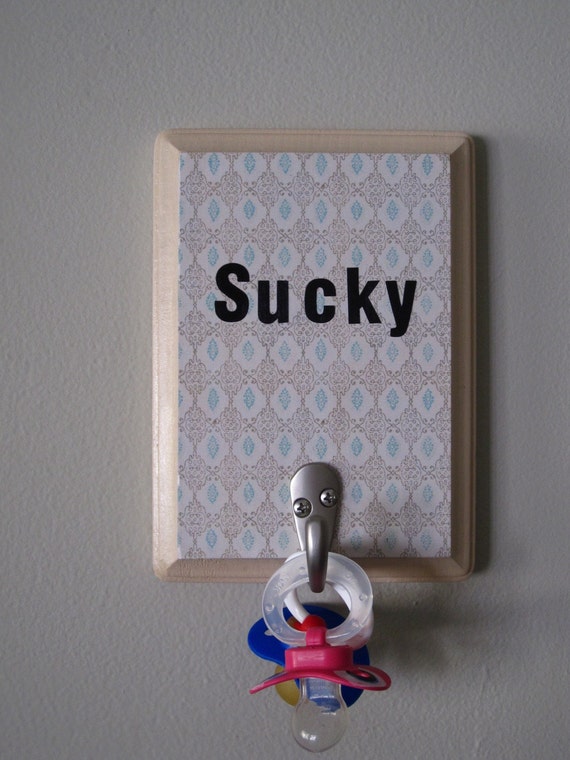 Cute Pacifier Holder Binky storage Custom Personalized