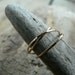 Petite Intertwined Gold Filled Rings