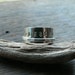 RESERVED for Jane - Hidden Message - Personalized Rustic SS Spinner Ring