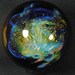 Seashell Galaxy Glass Marble