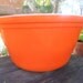 Orange Federal Bright Large Bowl
