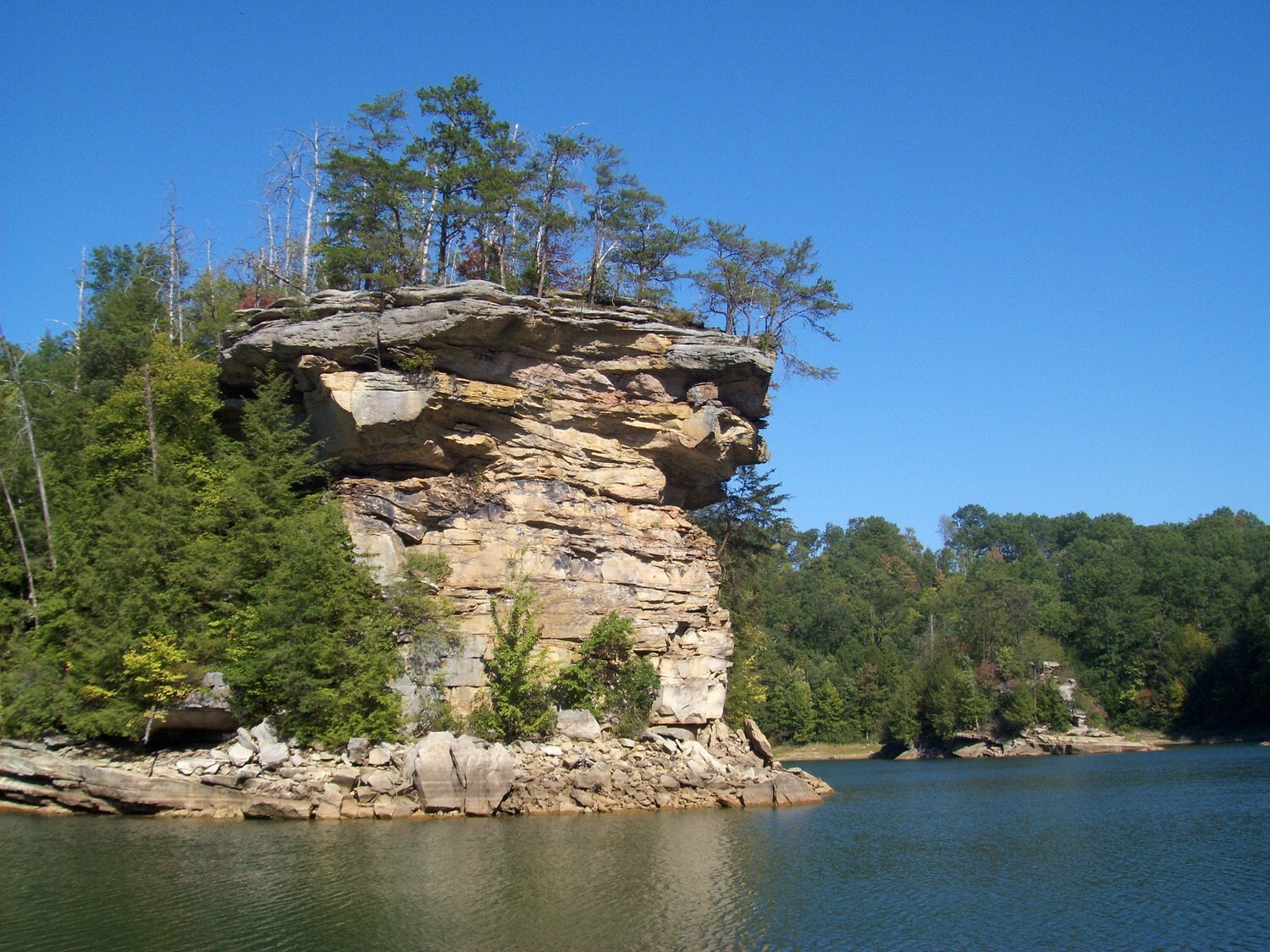 Cliffs at Laurel Lake in Kentucky 8 x 10 fine art photo