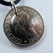 reserved vintage 1932 SWITZERLAND coin necklace pendant. 5 rappen . franc. confoedratio Helvetica swiss sterling silver. jewelry No.00960