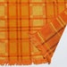 Tangerine Orange, Yellow and Brown Tartan Plaid Bath Towel Lady Pepperell by Westpoint Pepperell Autumn Fall Decor