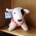 SPUDS MACKENZIE 1988 Stuffed Toy Red and White Striped Outift