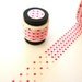 Washi Tape Mini Roll: Red and Pink Polka Dots