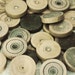 Primitive Antique Checkers- Wood Parts and Such