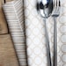 Fabric Napkins - Natural Circles - Set of 4 Reversible Cloth - LAST SET AVAILABLE in this style