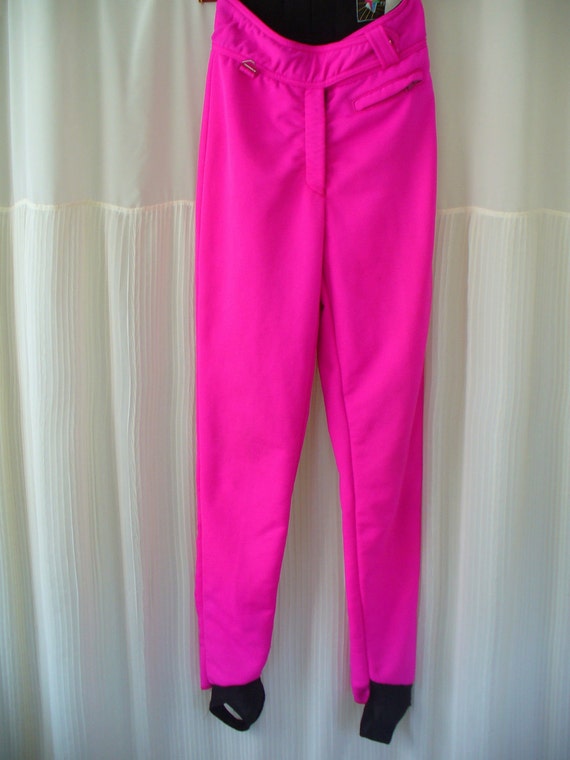 pink ski pants