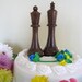 Chess Piece Wedding Cake Toppers etsy handmade chess sets wedding favors Donation to Madcap Charities