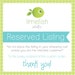 RESERVED for REENA - 2 Custom Word Art Prints, Framed