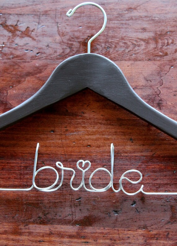 Wedding Gown Dress Hanger with Custom Name