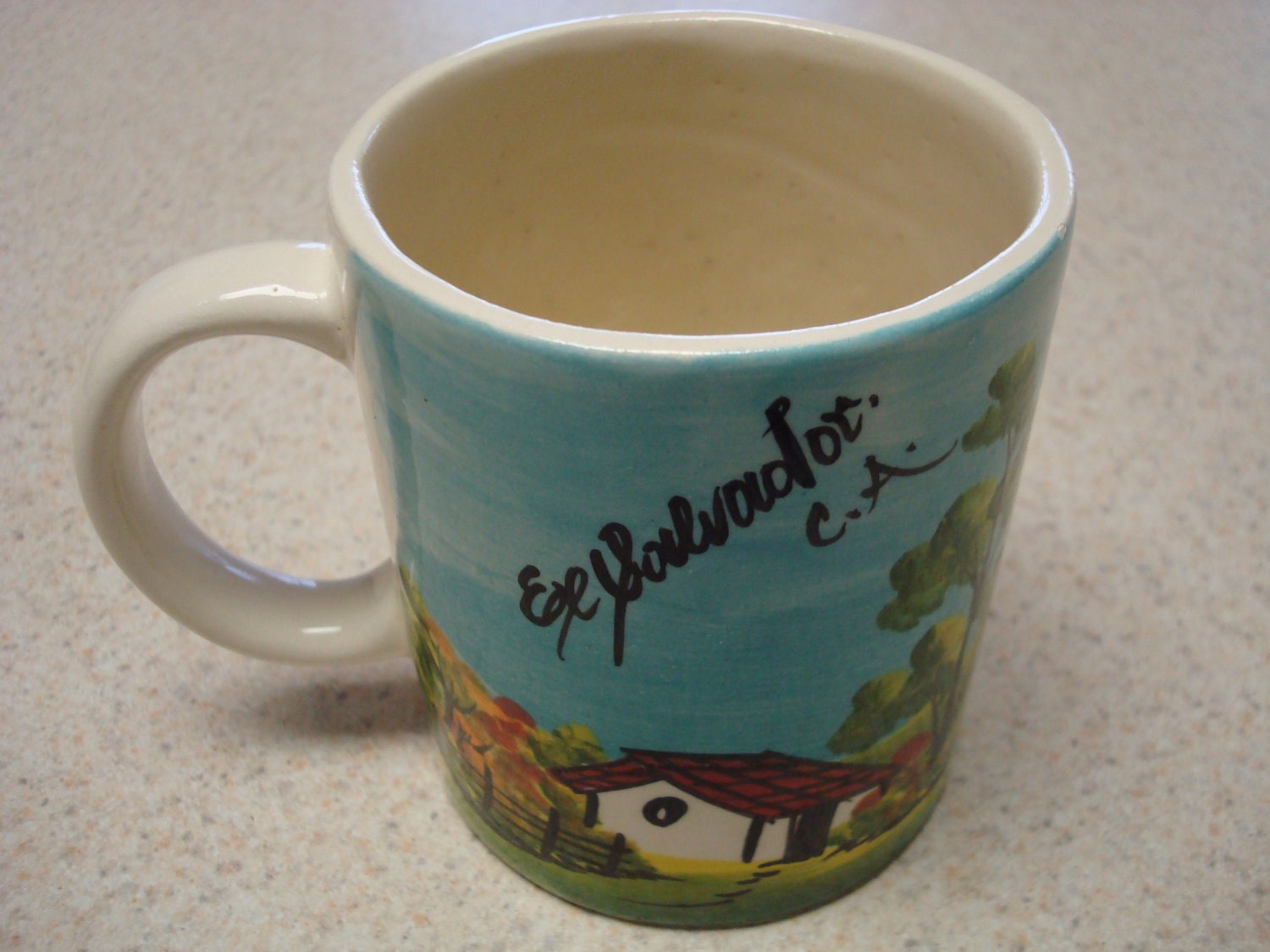 El Salvador C. A. Cockroach Prank Coffee Cup