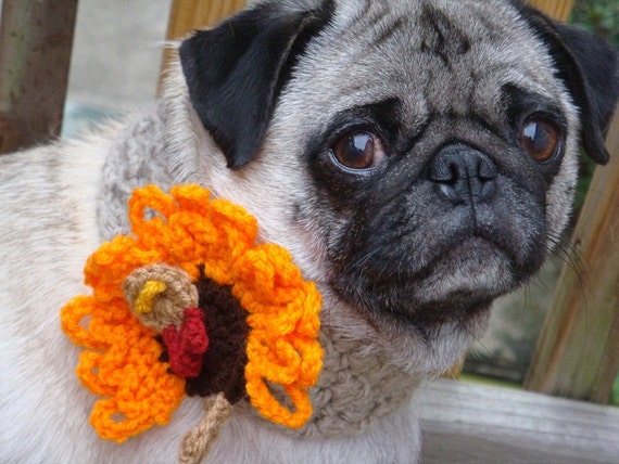 Thanksgiving Turkey Neck Warmer for Dogs Made To Order