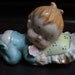 Vintage porcelain baby girl