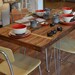 CUSTOM ORDER TARYN Extension Dining Table - Reclaimed Maple - Hairpin Legs