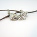 Vintage Dog Pin Sterling Silver Figural Playful Puppy Mutt Detailed Beau Sterling 1960s Jewelry