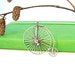 Vintage Bicycle Pin Victorian Penny Farthing Cycling Silver High Wheel Original 2-wheeler