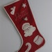 Homemade Vintage Christmas Stocking