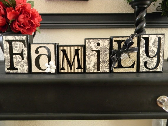 wood letters