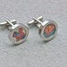 Superman and Spider-man Superhero Cuff links Cufflinks marvel and dc vintage comic books recycled comics superheroes