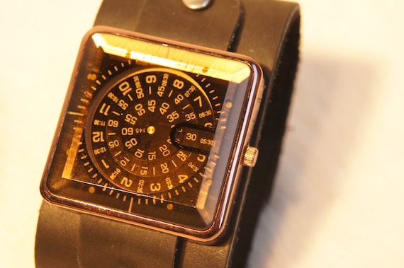 Items similar to Leather watch ( Big band ) on Etsy