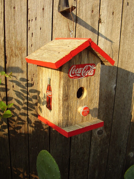 Primitive Coca Cola Bird House