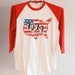 Statler Brothers Large Raglan Vintage Baseball Half Sleeve Shirt