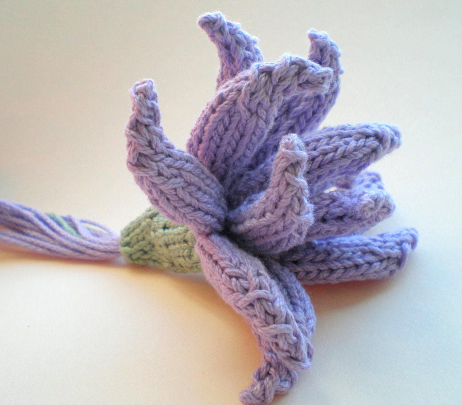 PDF Floral Knitting Pattern Aster Knit Flower by OhmayDIY on Etsy