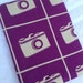 Purple Camera eReader or iPad Mini Case - Fits Nooks and Kindles, Zipper Closure