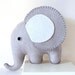 Grey Felt Elephant PDF Pattern