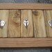RESERVED FOR CARRIE D. silver wall hook