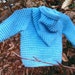 Little Boy's / Girl's / Child's / Toddler's blue jacket with pixie hood.