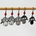 sheep stitch markers, whimsical set of 5