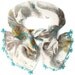 chiffon scarf,fashion scarf,ultra soft,gift ideas,for her,fabric,handmade Oya,lace scarf,woman scarves,unique accessories