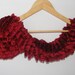 women knitted scarf, ruffled scarf, salsa scarves, flamenco scarf, for woman, scarf trends, fall fashion, gift ideas, for her, summer SALE