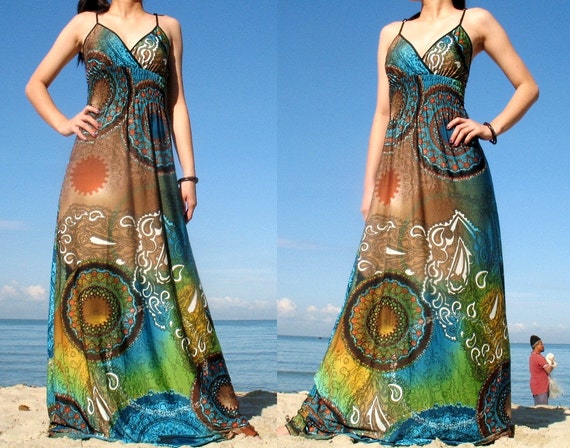 Items similar to New Moon Collection Long Maxi Dress Evening Prom ...