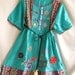 Tunic Dress Women Tank Top Shirt Blouse Kaftan Caftan Embroidered / Hippie Short Dress