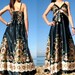 Dark Green Floral Evening Long Dress Prom Bridesmaid Women Maxi Dress Summer Sundress