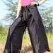 Thai Silk Yoga Harem Pants Fisherman Hippie Pants Wrap Gypsy Pants Plus Size Women Pants: Art on Fabric