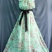 Dreamy Collection Green Maxi Dress Off Shoulder Bridesmaid Dress/ Sundress Soft Chiffon Summer Dress
