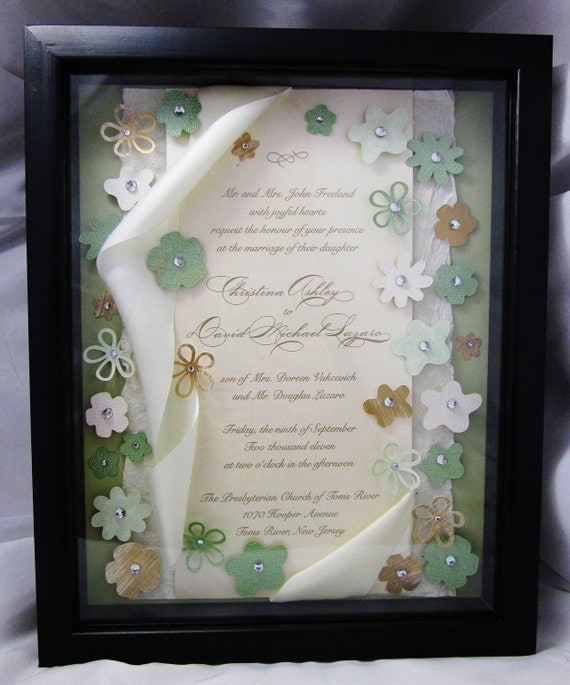 Elegant Personalized Wedding Invitations Keepsake 9