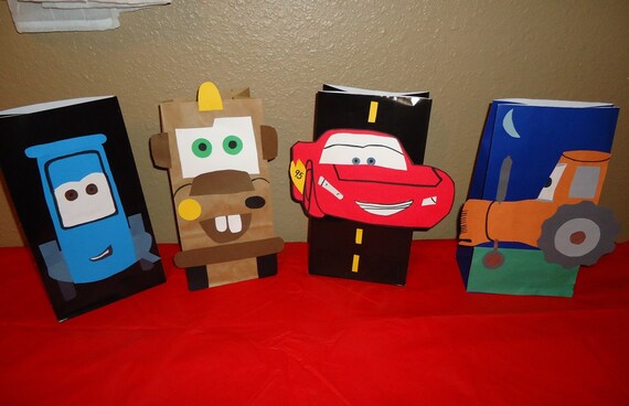 items similar to disney cars inspired goodie bags birthday sacks on etsy items similar to disney cars inspired goodie bags birthday sacks on etsy