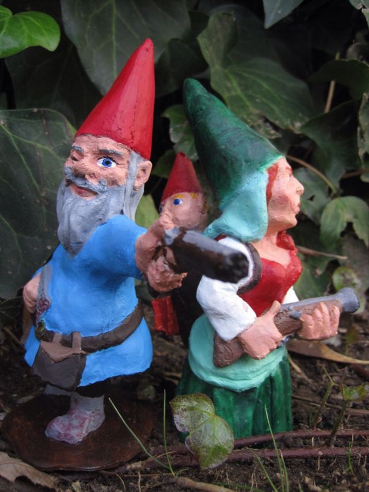 Zombie Gnomes The Family Pack by ChrisandJanesPlace on Etsy